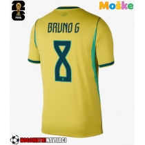Moške Nogometnih dresov Brazilija Bruno Guimaraes #8 Domači SP 2026 Kratki rokavi